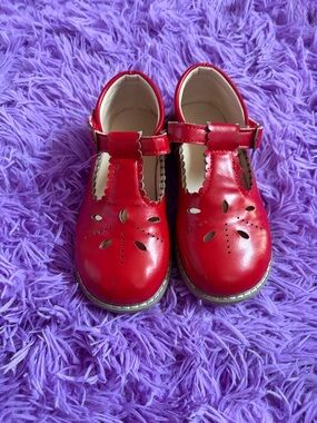 Girls Red Mary Jane Dress Shoes
